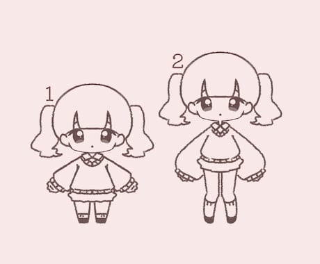 かわいいイラストを描きます かわいいデフォルメキャラクターを描きます!! イメージ2