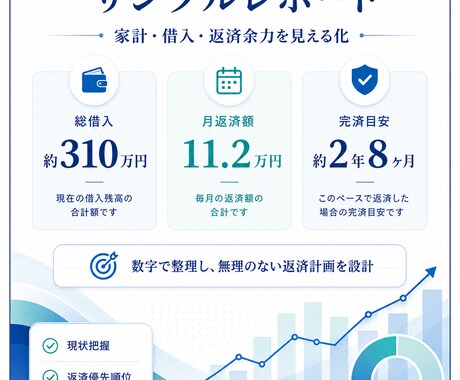 借金返済デジタルツイン作ります 返済状況を再現し完済への道筋を見える化 イメージ2