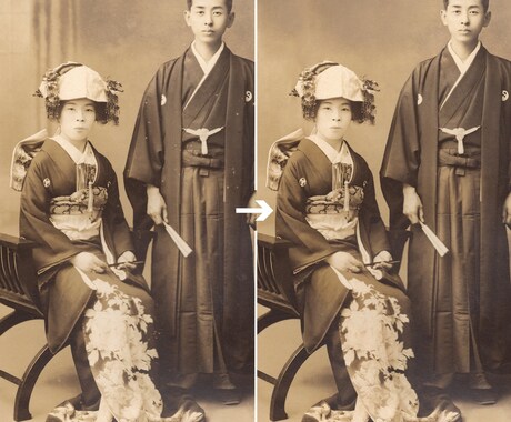 写真加工承ります 写真の色補正・画像修正・切抜き・合成等お任せください。 イメージ2