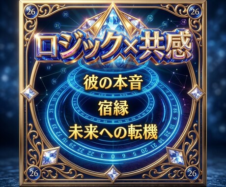 数秘術で紐解く。書二人の未来をロジックで分析します 数秘術で紐解く。彼の本音とあなたが選ぶべき未来を提示します イメージ1