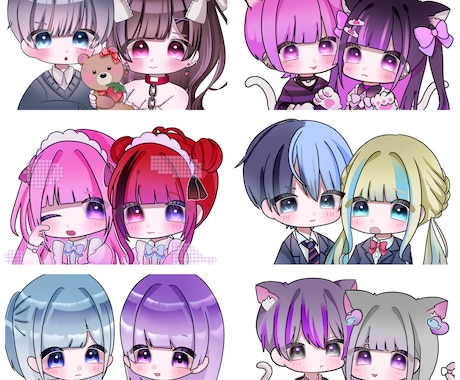 商用,ゲームのミニキャラ描きます