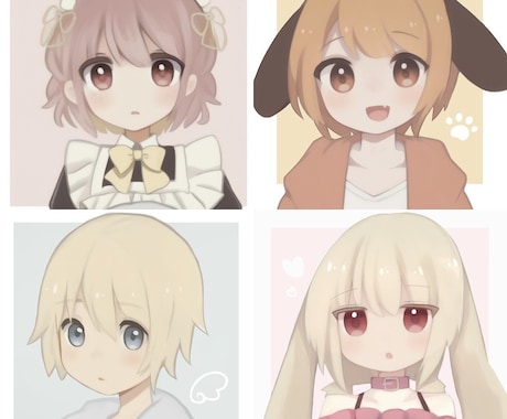 ふんわり可愛いアイコン描きます Twitter、他SNSなど何でも使えます(商用利用可) イメージ1