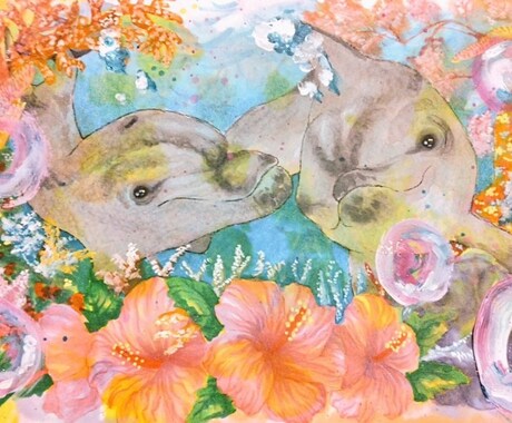 動物の絵を描きます 世界に1つだけのオリジナル作品！ イメージ1