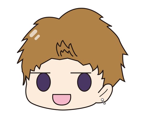 似顔絵アイコン作ります ゆるキャン△風のオリジナルのアイコン制作します イメージ1