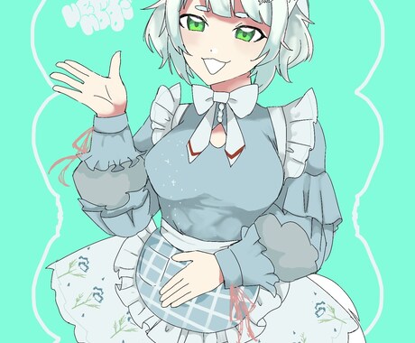 イラスト描きます 彩度高めなポップでかわいいイラスト！ イメージ2