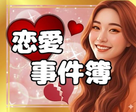 男性女性大歓迎♡恋の悩み/恋愛事件/聞きます 真剣な恋だからこそ大事件になる。あなたの恋愛ドラマ共感！ イメージ1
