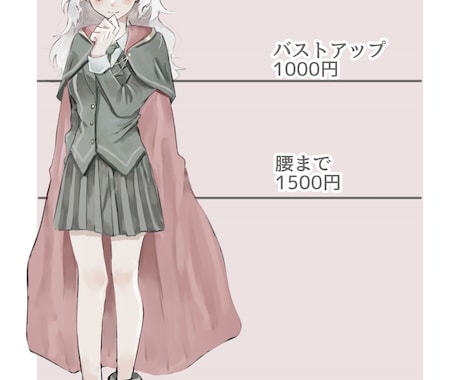 期間限定⟡.·安価で高品質なイラストを描きます 無料で何度でも修正可能！理想の雰囲気に近づける！ イメージ2