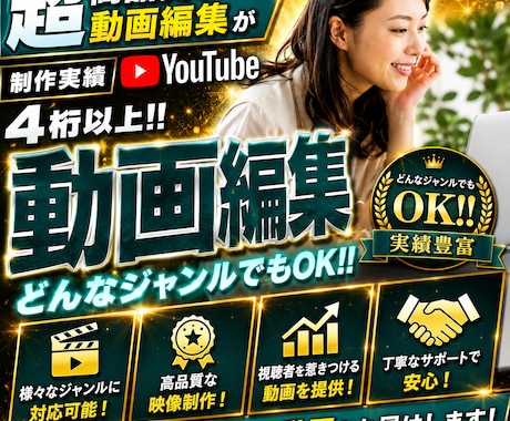 製作実績4桁以上!!YouTube動画の編集します イメージ1