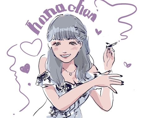 お洒落イラスト・お祝い向け似顔絵イラスト等承ります テイスト等までオーダー可能。お祝い毎などにも是非♬ イメージ1