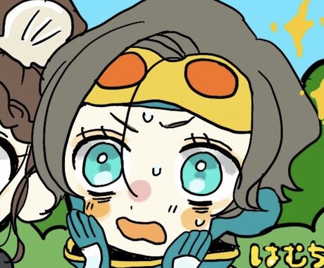 オリキャラ・ペア等イラストお描きします 小説キャラなど、参考画像がない方でも！【SNS利用〜観賞用】 イメージ1