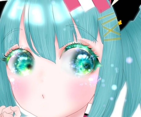 キラキライラスト描きます キラキラかわいいイラスト描きます！歌い手、VTuber様 イメージ2
