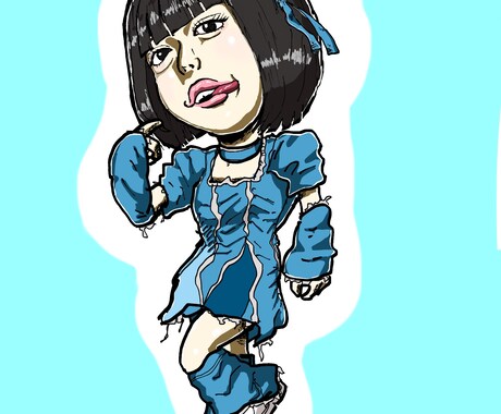 ゆるかわSNSアイコンを描きます ゆるかわなデフォルメ化したSNS似顔絵アイコンを描きます！ イメージ2