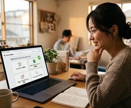 欲しいプログラム代行制作しますます プログラムわからない，未経験大歓迎 イメージ1
