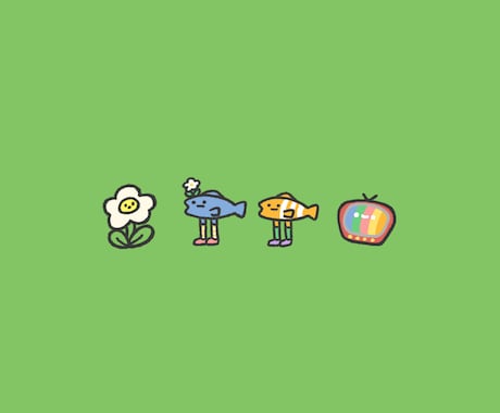 商用OK！ゆるかわで親しみやすいイラスト描きます X、Instagram、配信など幅広く対応可能です！ イメージ1