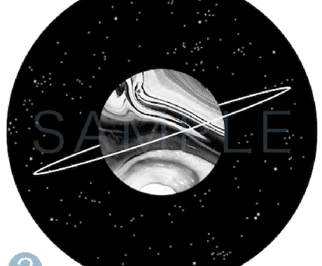 SNSで使える惑星アイコンを制作します 絵具で描く世界に一つだけの宇宙 イメージ2