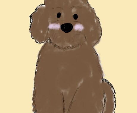 ペットの可愛いほっこりするようなイラストを描きます デジタルイラストで、SNSのアイコンなどにも利用できます。 イメージ2