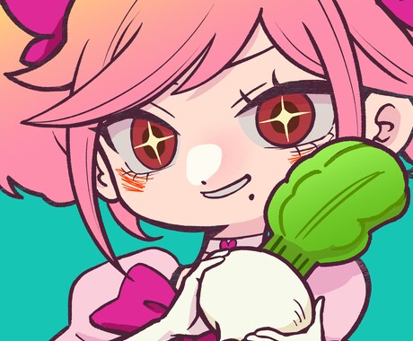アイコンイラストの作成をします あなたらしい見映えるキャラクターがご要望の方はぜひ！ イメージ1