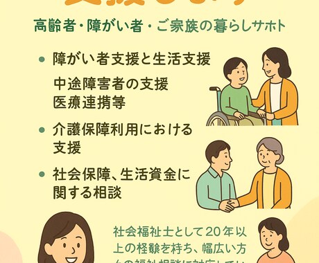 福祉×マネーの悩みを解決します 福祉とお金の悩みをワンストップ解決 イメージ1