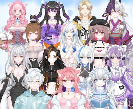 値引きキャンペーン中！企業並Vtuberを作ります 零からすべてお任せください！オーダーメイドも可能です！ イメージ2