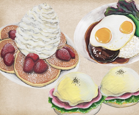 食べ物、静物のイラストをお描きします 飲食店のメニュー、POPなど、イラストが必要なときに！ イメージ1