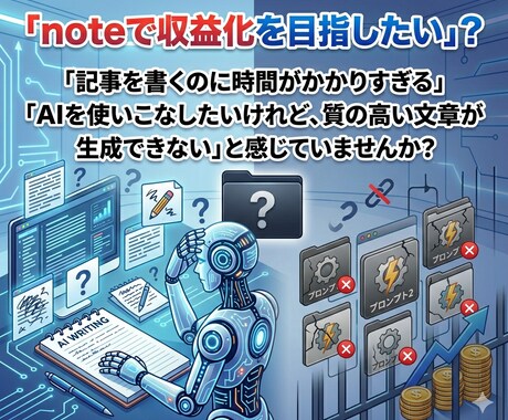 AI×note売れる記事設計プロンプト集教えます 記事作成の効率化を支援！活用マニュアル イメージ2