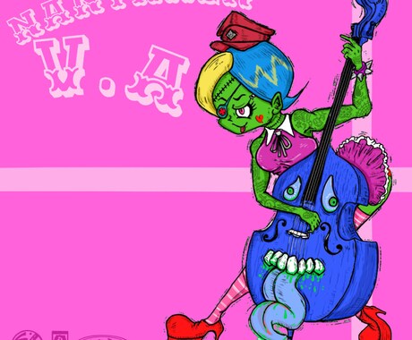 キャラ、イラスト制作いたします ポップでキャッチーながらレトロ感溢れるイラスト描きます イメージ2