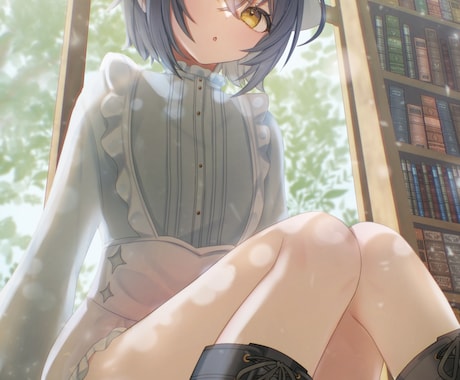 1キャラクター2万円で一枚絵制作します 商用利用OK！可愛くキラキラした女の子イラストが得意です。 イメージ2