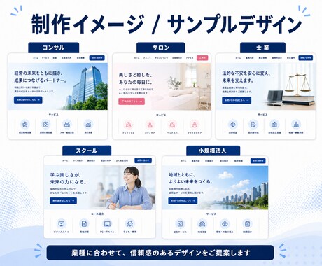 文章がなくてもOK！信頼される会社HPを作ります 起業・法人化した方向け｜事業内容の整理から公開まで丸ごとOK イメージ2