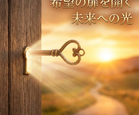 恋も運命も思いのままになる鍵、あります 過去の恋愛で傷ついたあなたへ。迷いを晴らし理想の恋と輝く未来 イメージ1