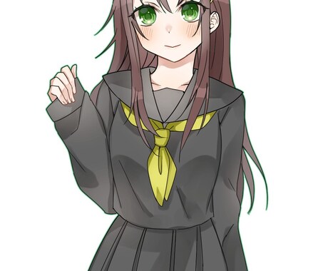 キャラクターの全身絵を描きます 透明感のある女の子を描くのが得意です！ イメージ2