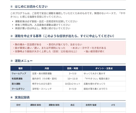 心リハ・糖尿病の患者指導資料を現職PTが作成します 「心リハ・糖尿病の指導資料、もうゼロから作らなくていい」 イメージ2