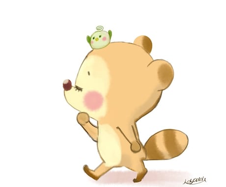 可愛いほのぼの動物イラスト·キャラクターを描きます SNSのプロフィールイラストなど イメージ1