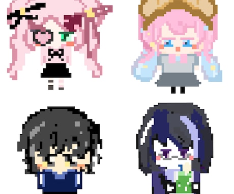 商用利用可能！ドッド絵+gif1000円でいけます かわいいドッド絵！ピクセル風！アイコンなどにぴったり！ イメージ1