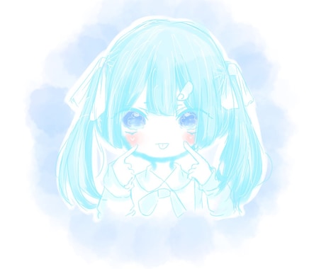 アイコンを描いてます 可愛い系、ゆるふわ系のSNSアイコン描いてます イメージ1