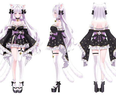 VTuber、立ち絵、美麗イラスト描きます イメージ1