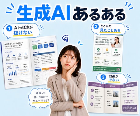 AIで作ったデザインをプロが使えるデータにします AIで作ったデザイン、そのまま使えますか？ イメージ2