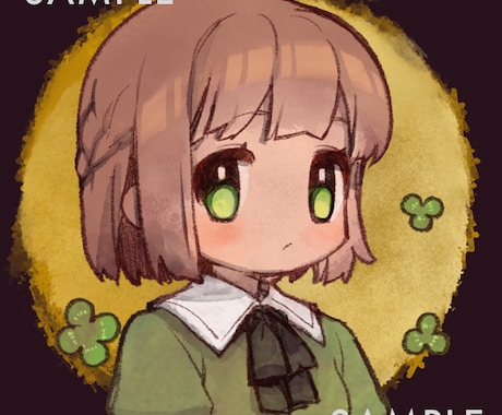 SNS用アイコン、イラストを製作いたします アニメキャラ風のSNSアイコン、イラストを制作いたします！ イメージ2