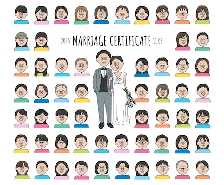 結婚証明書作成します 素敵な思い出を形に残しましょう イメージ2