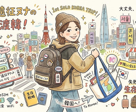 失敗も思い出！気楽に一人渡韓する生存戦略を伝えます なんとかなる！失敗だらけの私が教える、気楽で楽しい一人渡韓 イメージ1