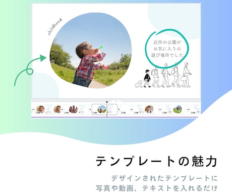 結婚式プロフィールムービー❗️テンプレご提供します iPhone/スマホ/PCで簡単ムービー作成！-kimono イメージ2
