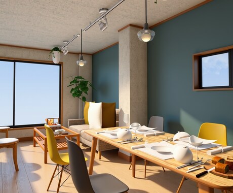 建物の内観パース作成します 間取りのイメージが分からない…３Dパースですっきりしましょう イメージ1