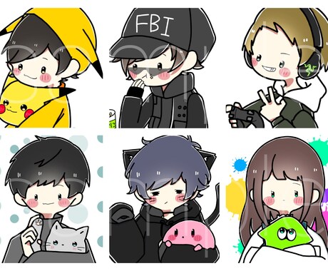 最短1日でアイコン描きます snsで今すぐ自分用のアイコンが欲しい方へ イメージ1