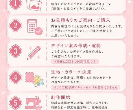 推しぬい作成します 世界に一つだけのぬいを作成します！ イメージ2