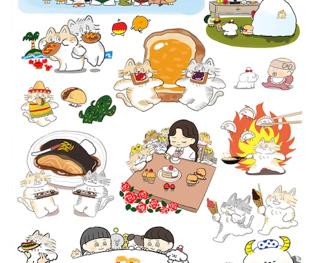 かわいくて、ゆる～いイラストを制作します 制作実績多数のイラストレーターにお任せで簡単制作◎ イメージ2