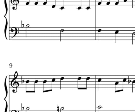 弾きやすい譜面作成を行います ピアノ苦手だけど弾かなきゃ…そんな保育士さん必見！！ イメージ2