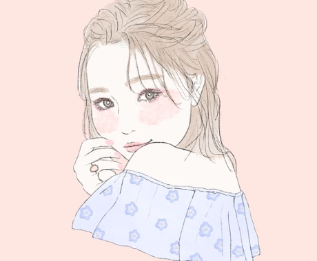 ふんわり可愛いアイコン・似顔絵をお描きします 商用利用OK。お写真がなくてもイメージから制作できます イメージ1