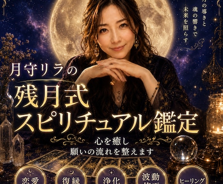 お試し｜高次元月光霊視｜アナタに必要な導き届けます 願いが動かない原因を霊視します イメージ1
