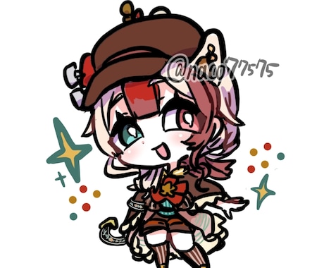 全身2000円！！可愛いミニキャラ描きます イメージ1