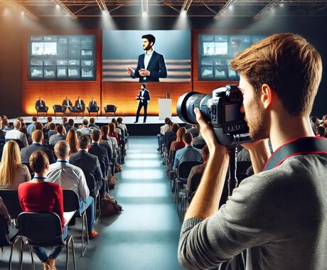 プロカメラマンが講演会・セミナー登壇者を撮影します あなたの輝かしい登壇の瞬間を最高画質で撮影します！ イメージ1