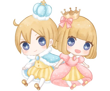 ふんわりタッチのデフォルメイラスト描きます ◆創作、版権どちらもお受けできます！キャラデザもします◎ イメージ2